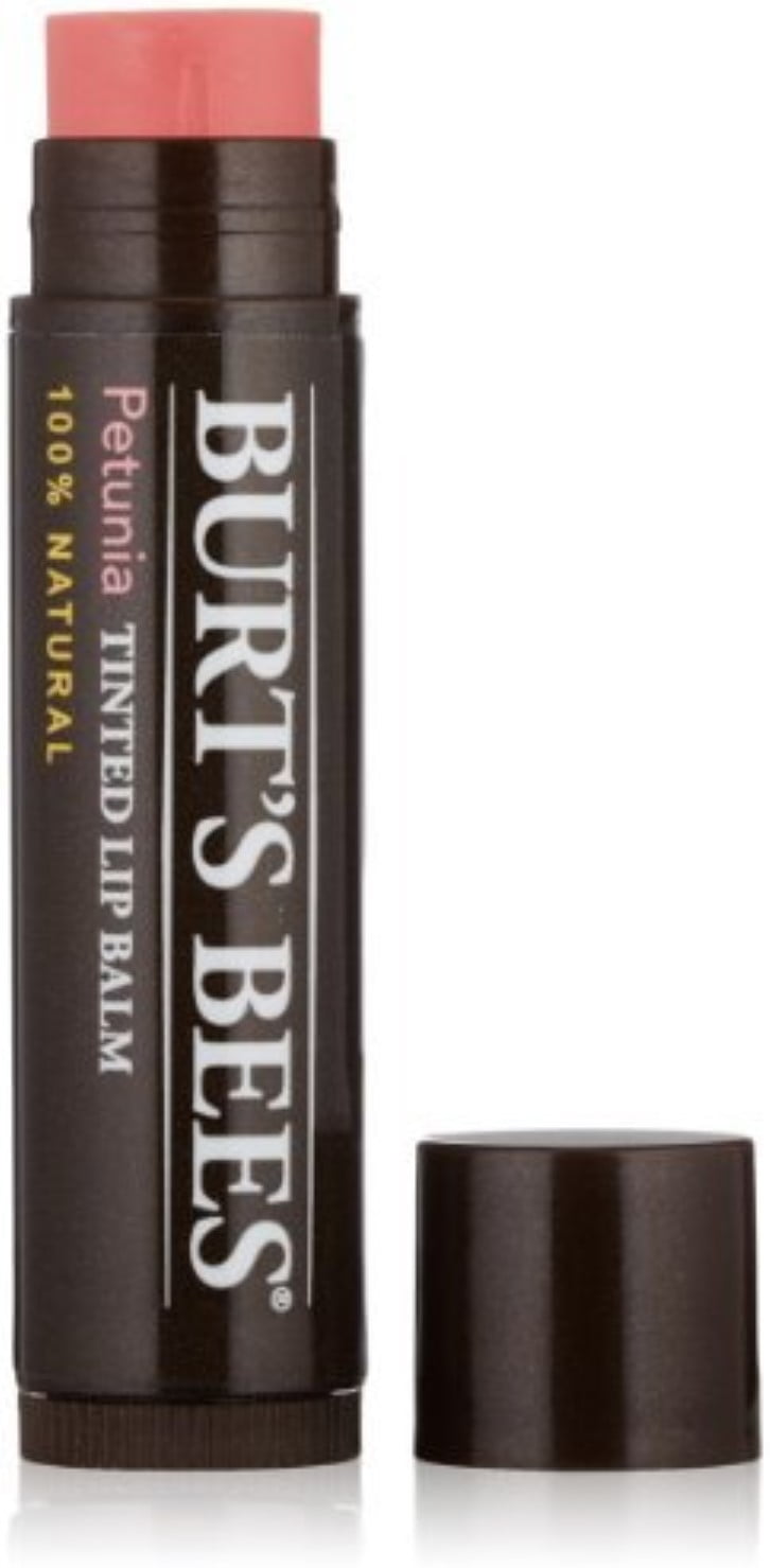 Burts Bees Tinted Lip Balm, Petunia 0.15 oz (Pack of 6) 719 Walnut Ave Costal Breeze Natural Bamboo Scrub Cleansing Soap, 12 fl oz